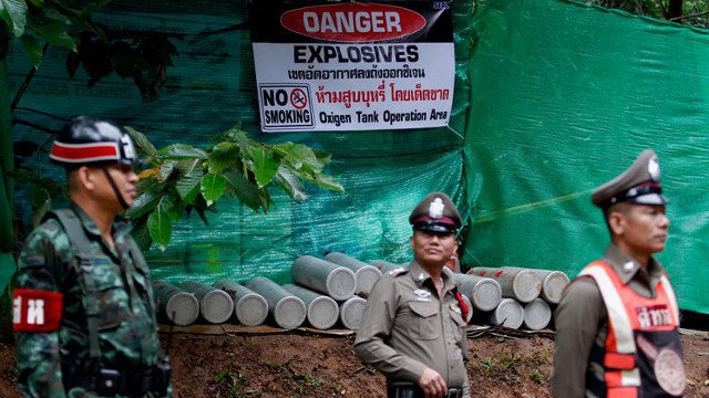 Comienza el rescate de los niños atrapados en Tailandia. PONGMANAT TASIRI