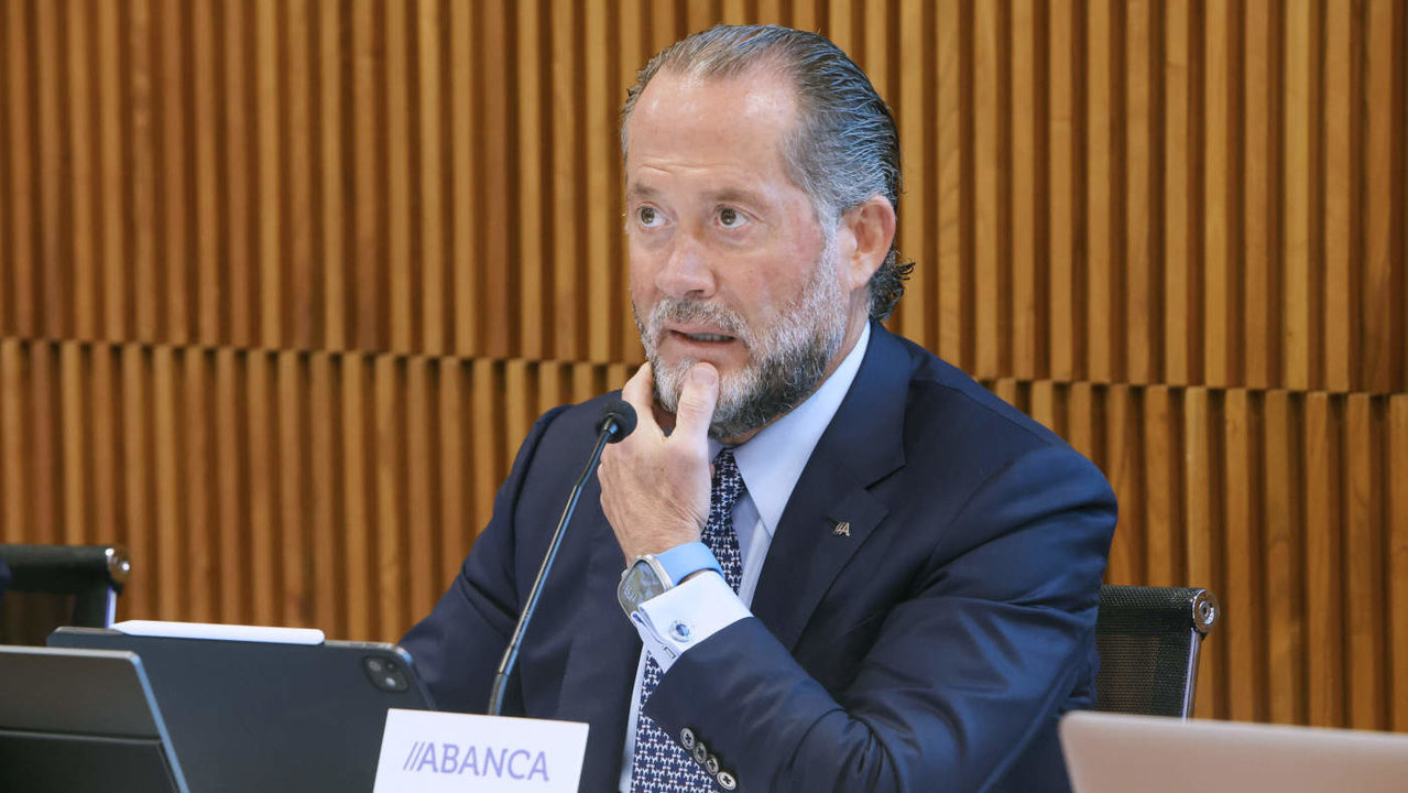 Escotet, en la presentación de resultados. XOÁN REY (EFE)